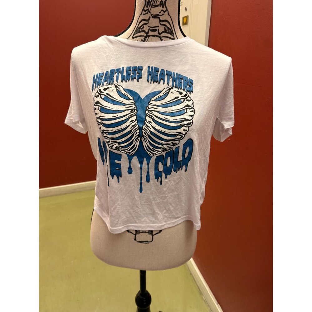 Rose City Rollers Heartless Heathers Ice Cold S/S Open Back Graphic Tee